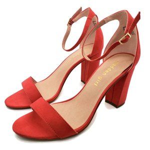Madden Girl Beella Women's sz 8 Red Open Toe Heel